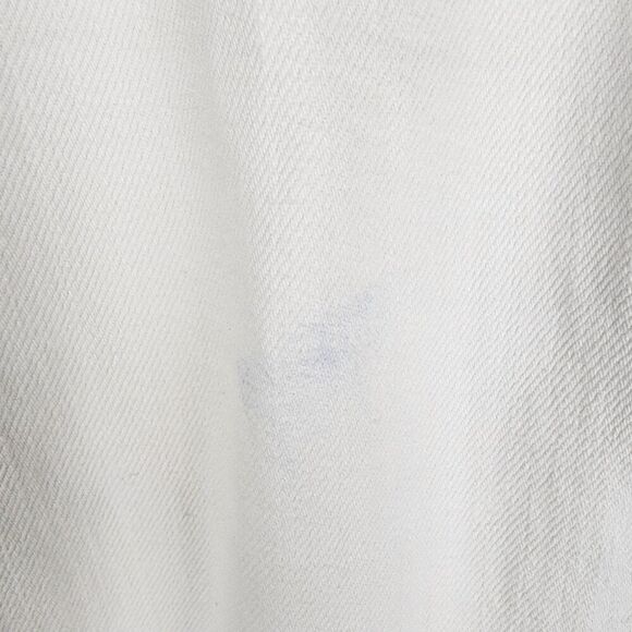 Paige Petite Laurel Canyon Low Waist Boot Cut Wide Leg White Jeans Size 28 Y2K - Picture 4 of 10